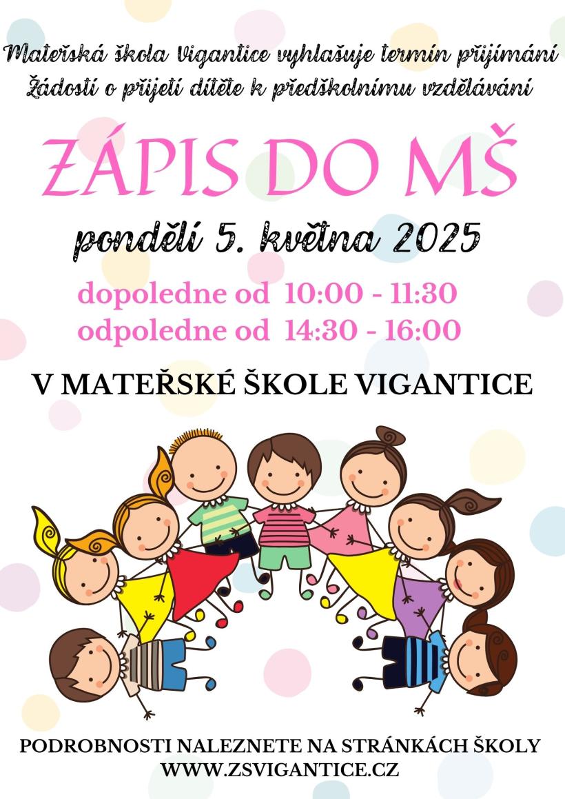 zápis mš