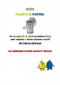 Sběr měsíc září 1