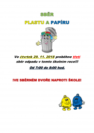 Sběr za měsíc listopad 1