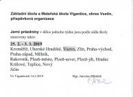 Jarní prázdniny 1