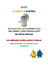 Záhájení sběru  1