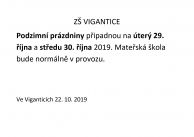 Podzimní prázdniny 1